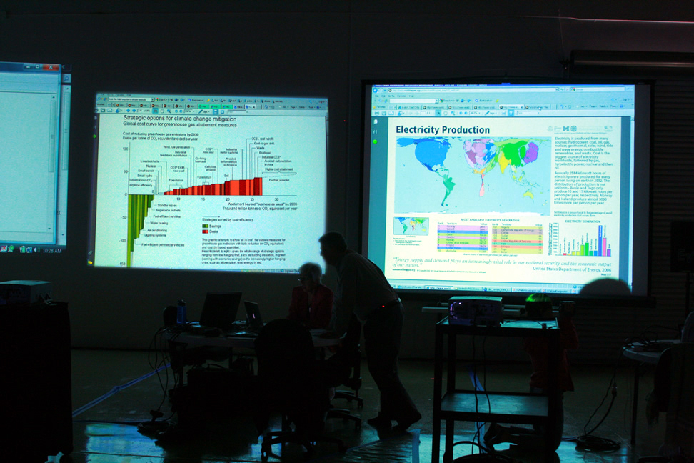 Water/Sanitation group at work with Jacky Chan, Lisa Pierce (back), Monty Worthington and John Graham (back). Water/Sanitation group at work with Jacky Chan, Lisa Pierce (back), Monty Worthi