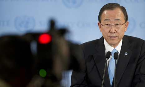 UN secretary general Ban Ki-moon said business as usual will mean demand for freshwater outstripping supply (Source: UN/Mark Garten) UN secretary general Ban Ki-moon said business as usual will mean demand for freshwater outstripping supply (Source: UN/Mark Garten)