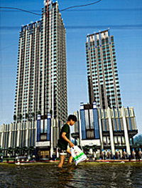 The flooding in Bangkok in 2011 was the worst in 50 years. The flooding in Bangkok in 2011 was the worst in 50 years.