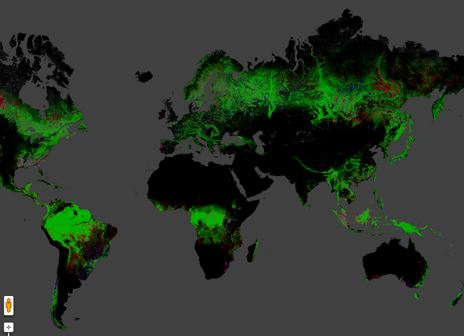 Map of World deforestation Map of World deforestation