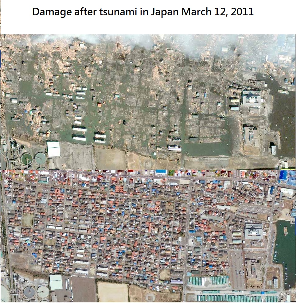 Damage after tsunami in Japan, March 12/2011 Damage after tsunami in Japan, March 12/2011