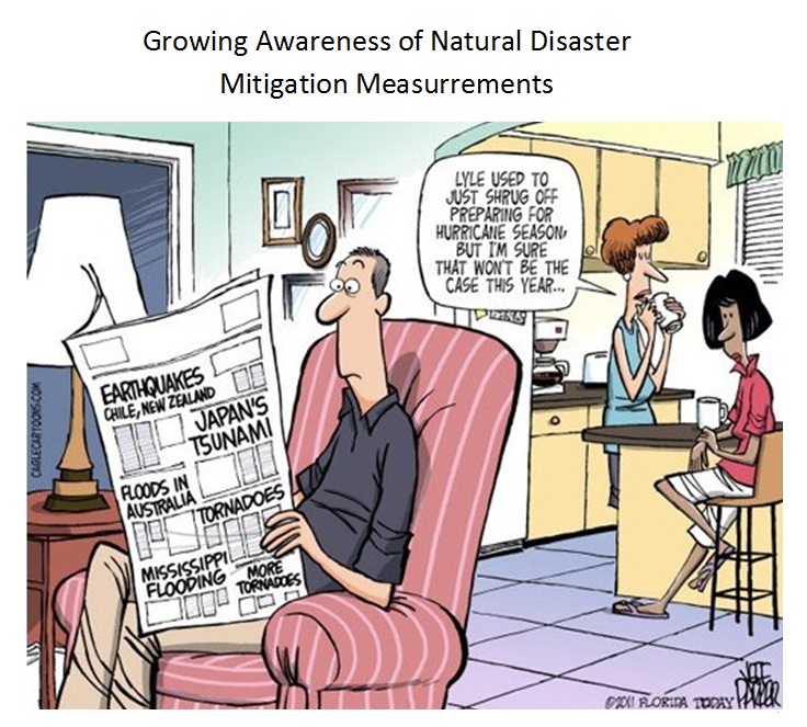 Growing Awareness of Natural Disaster Mitigation Measurements  Growing Awareness of Natural Disaster Mitigation Measurements