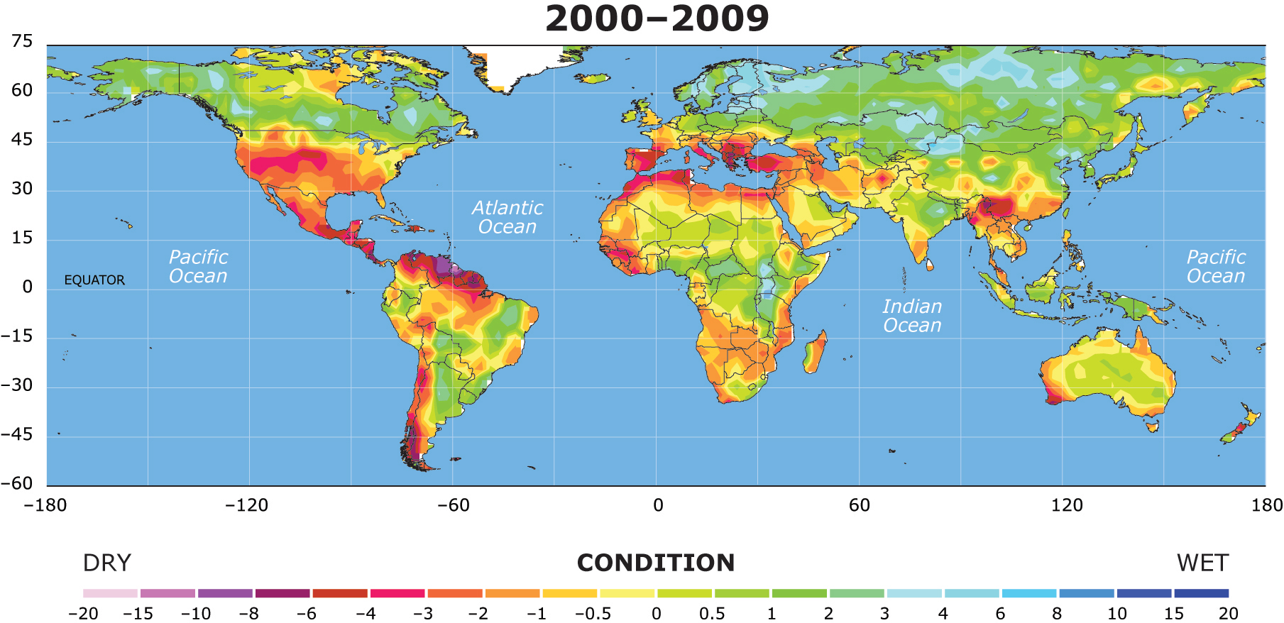 droughts from 2000 to 2099 droughts from 2000 to 2099