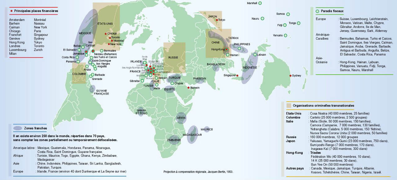 Free trade zone & Tax Haven World Map Free trade zone & Tax Haven World Map