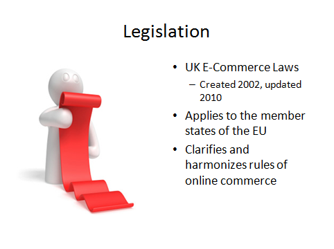 UK E-Commerce Law UK E-Commerce Law