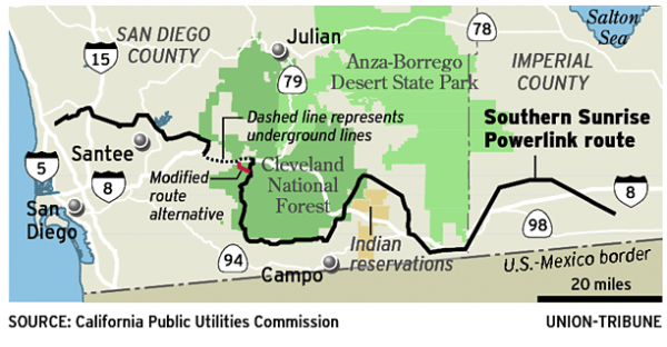 Sunrise Powerlink Map Sunrise Powerlink Map