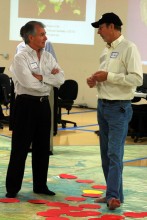 Jim Cathcart and Jon Warren Lentz discuss population issues represented by color